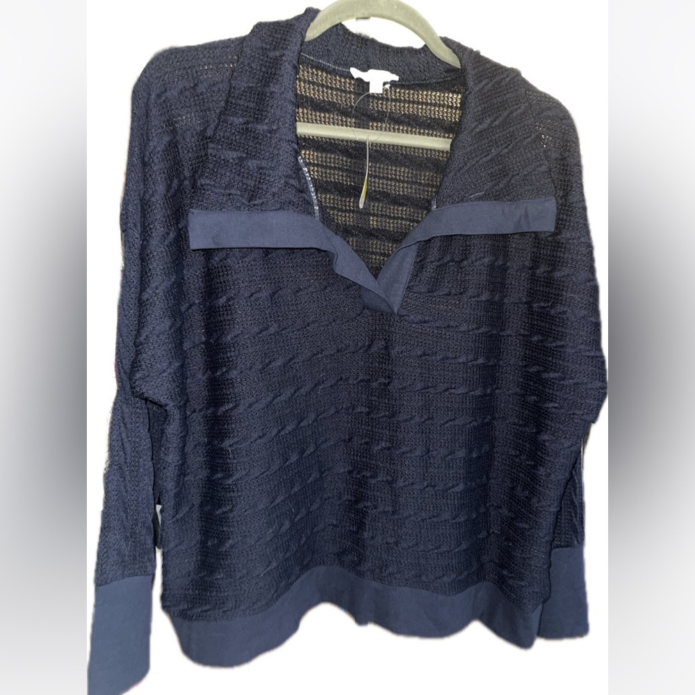 NEW Navy Dolman Sleeve Sweater, 3X